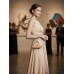 Evening Bags Wholesale - Capri Vintage-Inspired Pear-shape Metal Frame w/ Ring Wristlet Evening Bag - BG-561MCP